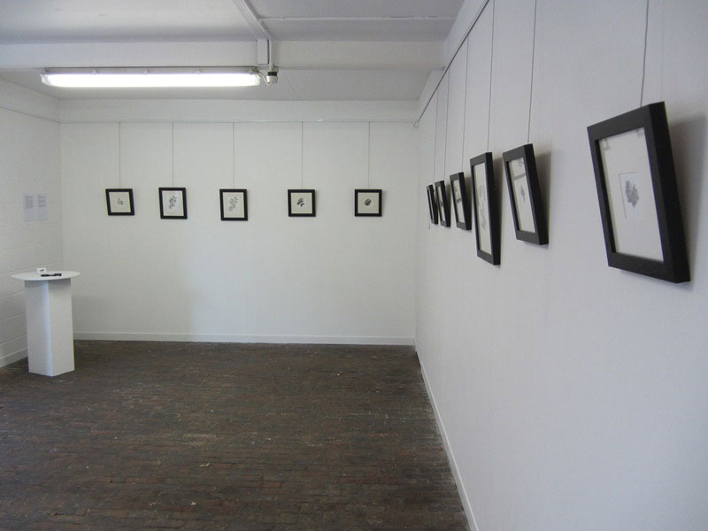 Photograph of Coach House Gallery exhibition 2013